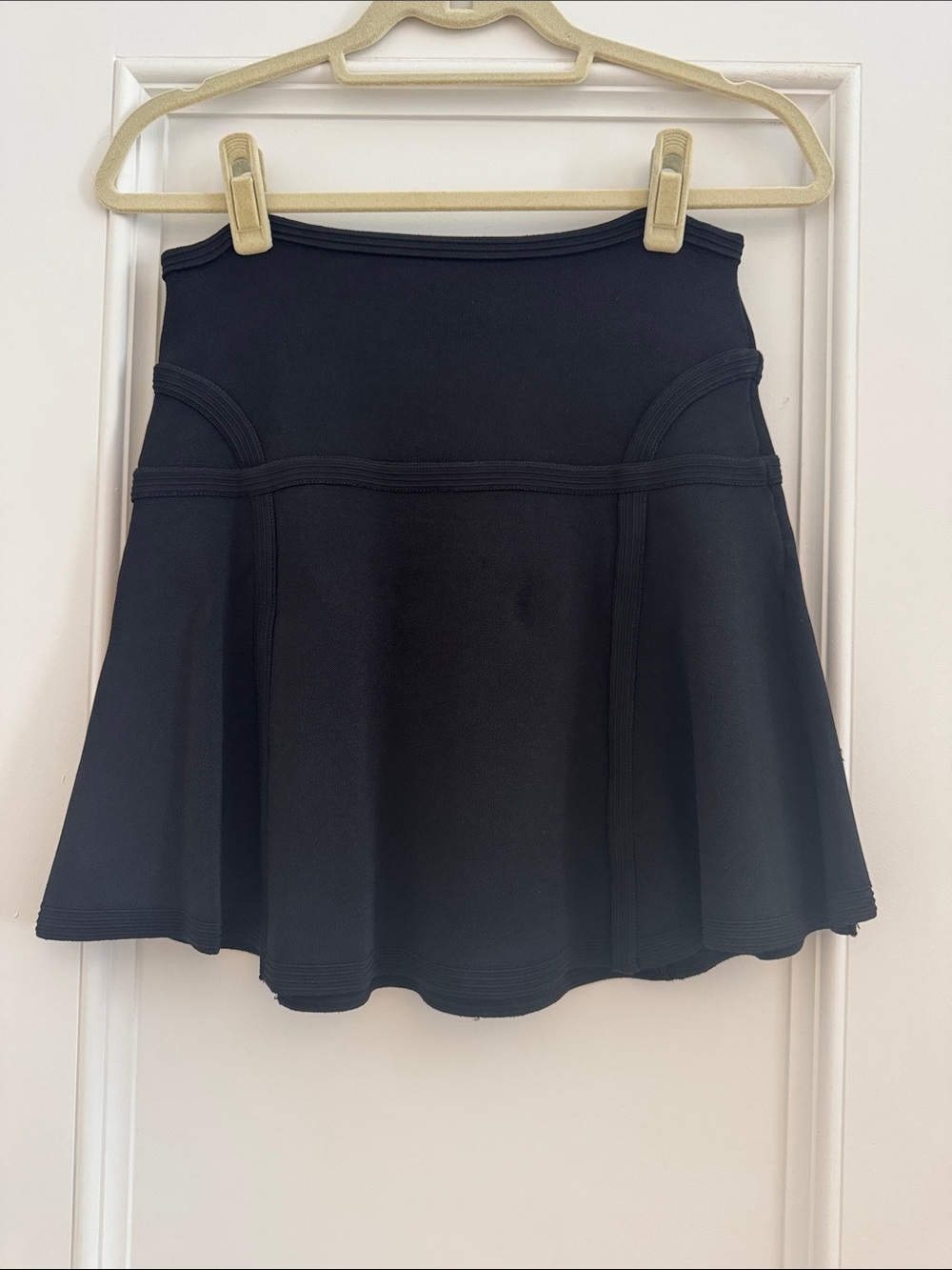 Diane von Furstenberg Black Flared Women's Skirt Size Small